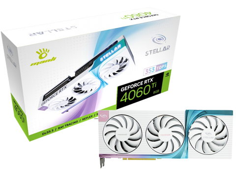 Manli GeForce RTX™ 4060 Ti OC 8GB Stellar Triple